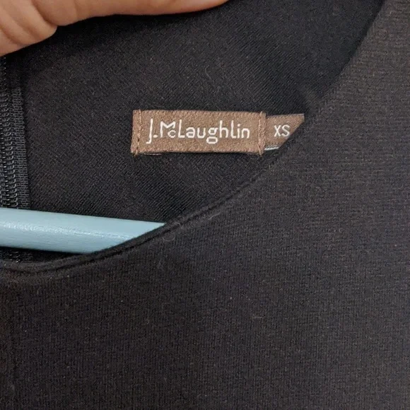 J. McLaughlin Black Sleeveless Fitted Dress XS - Picture 2 of 5